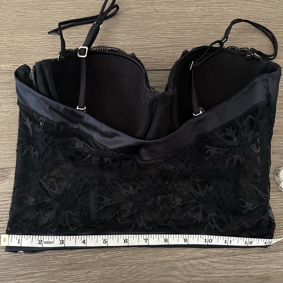 Black Lace La Perla Bustier, 36B - Picture 8 of 8